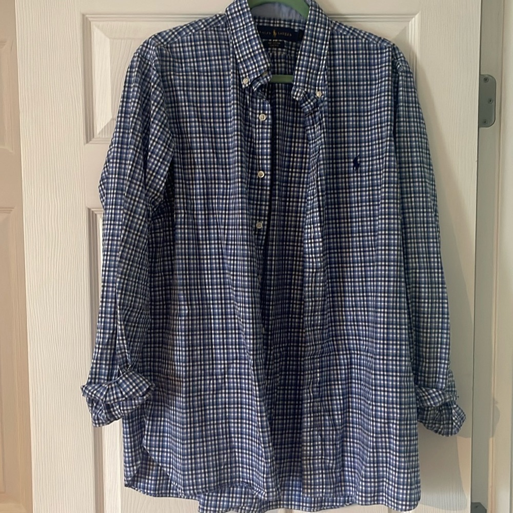 Blue Ralph Lauren polo 👕